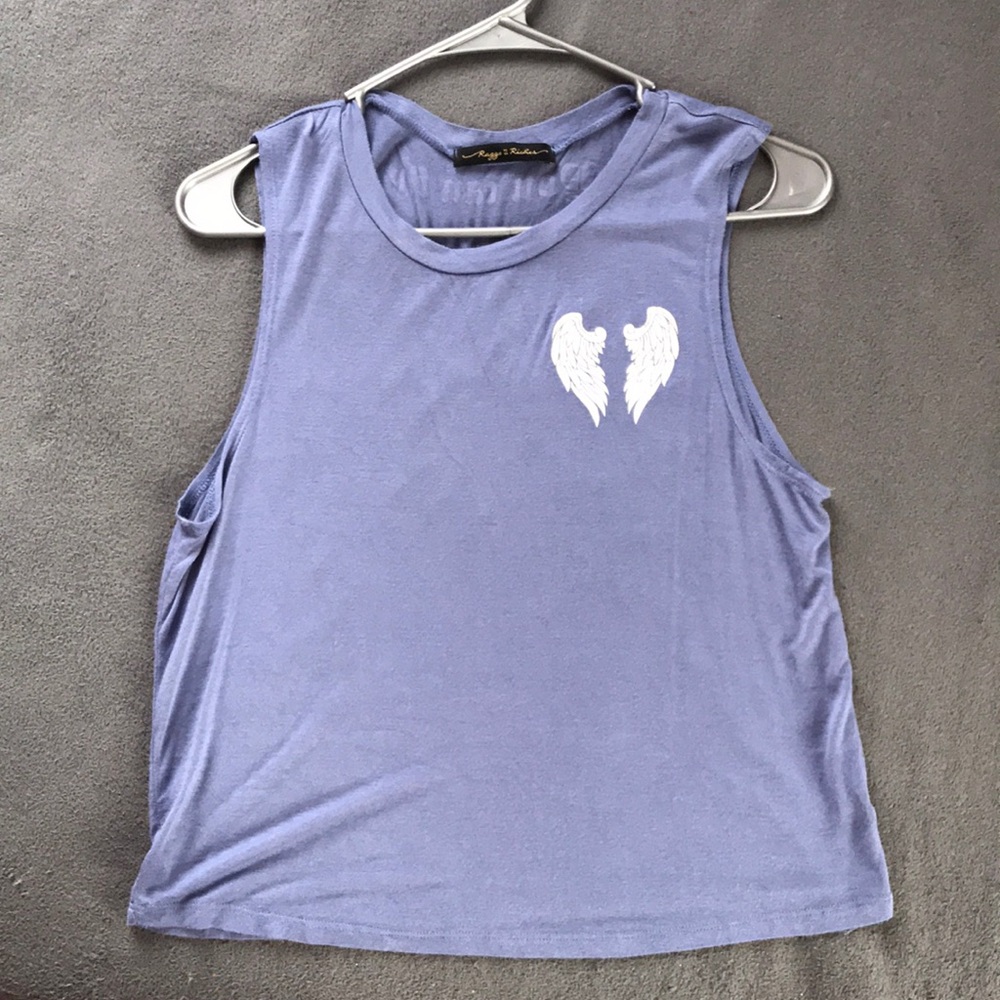 Blue angel wing shirt
